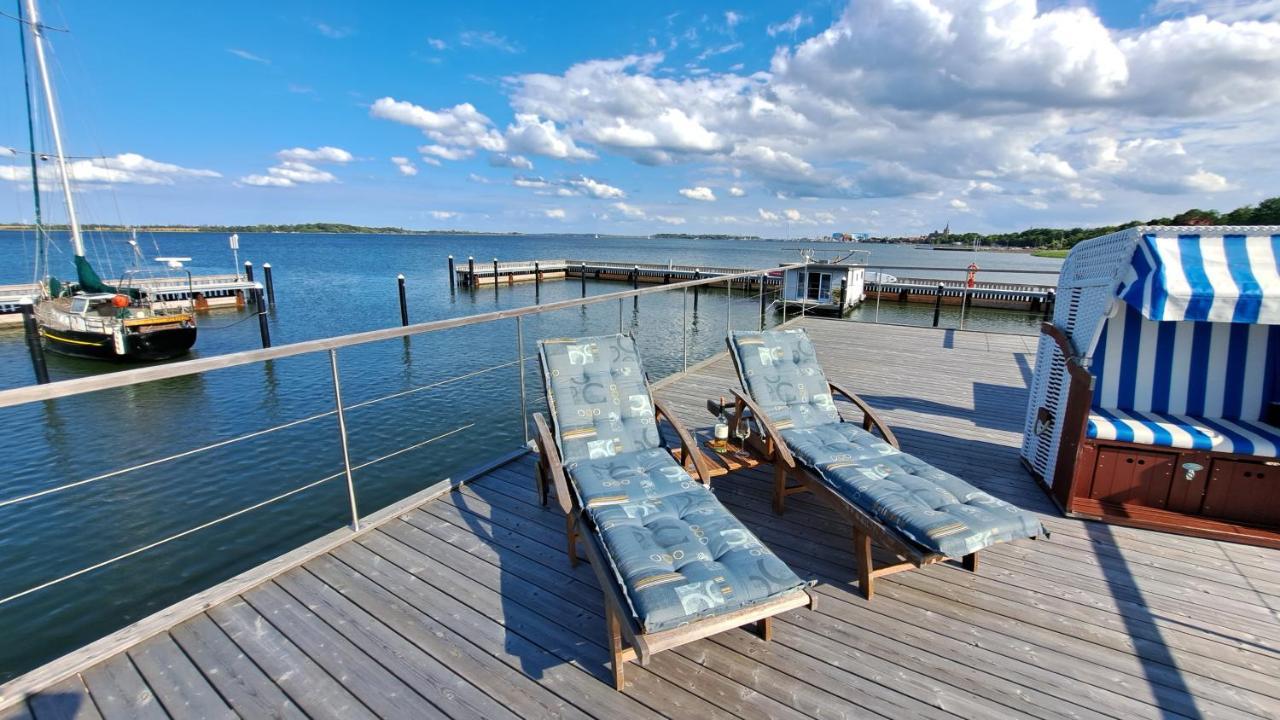 Hausboot Harmonie Hotell Stralsund Exteriör bild